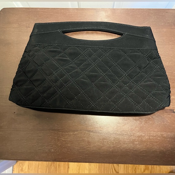 Vera Bradley Black Quilted Clutch with Handle - Picture 3 of 5
